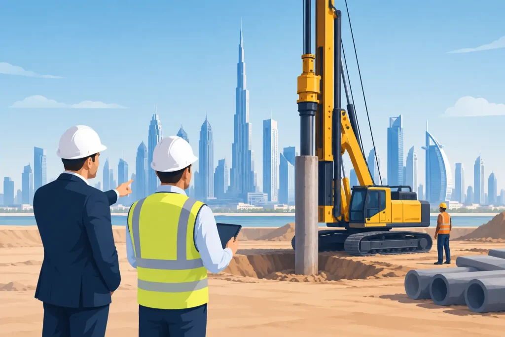 Choosing a Bored Piling Contractor in Dubai
