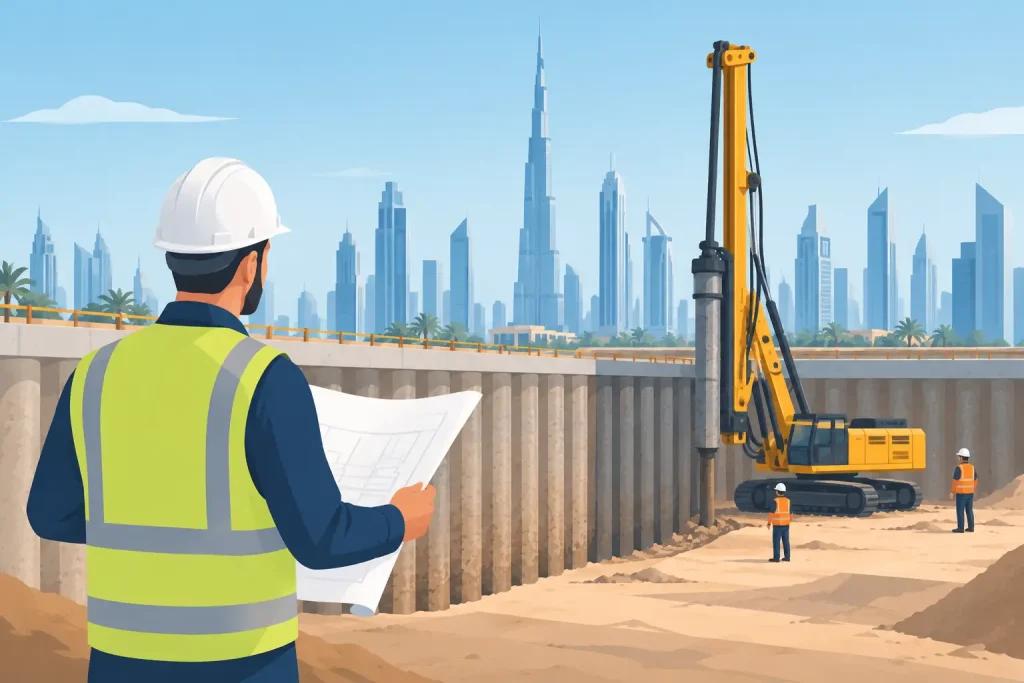 Choosing a Secant Pile Wall Contractor in the UAE