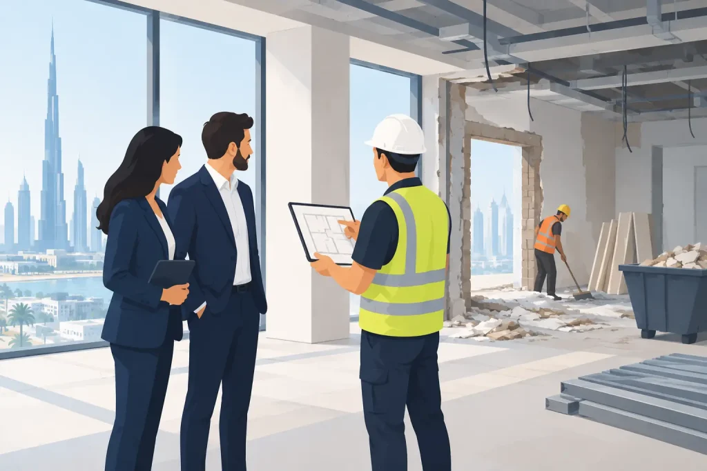 How to Choose an Interior Strip Out Contractor in Dubai